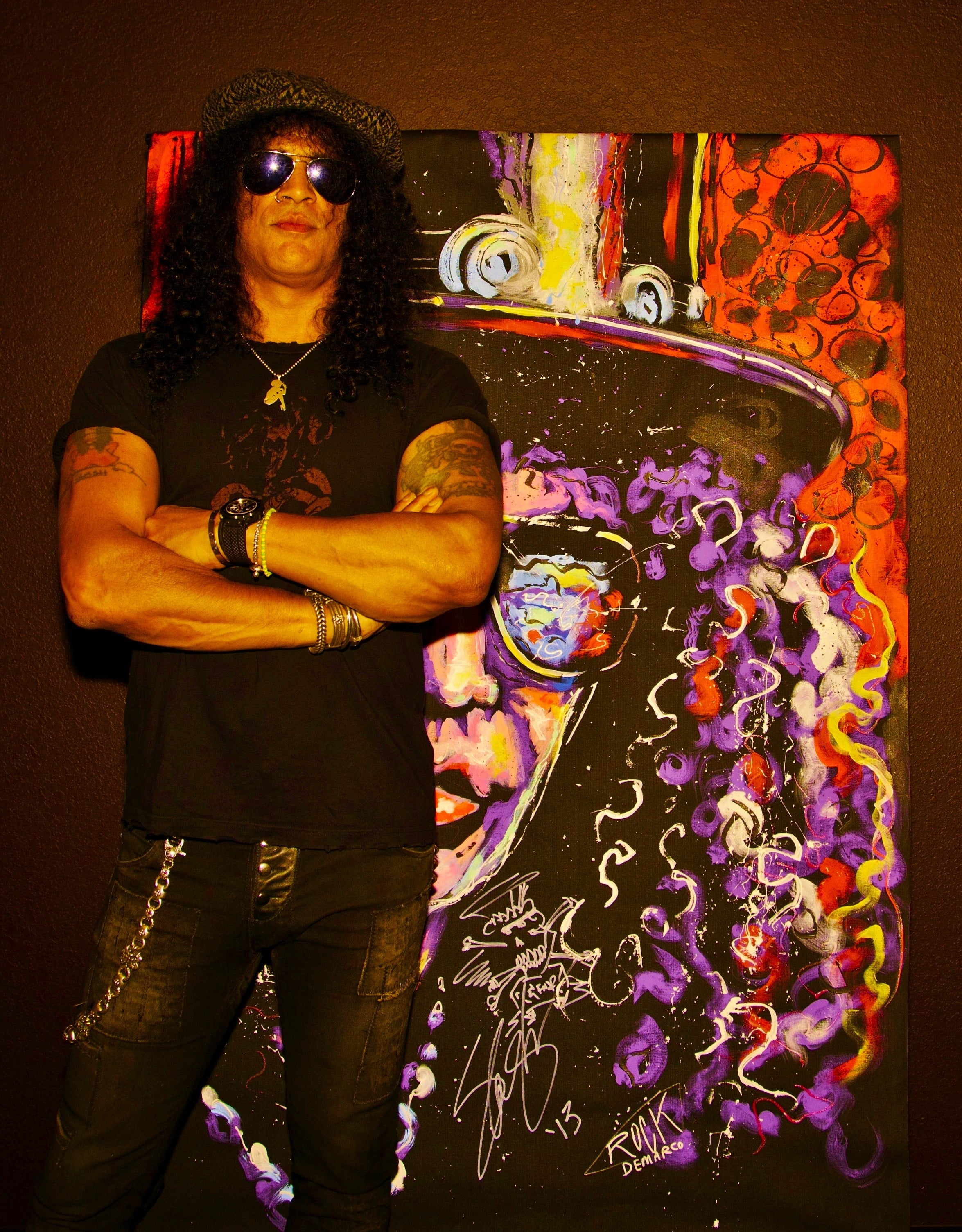 Slash with His Portrait
